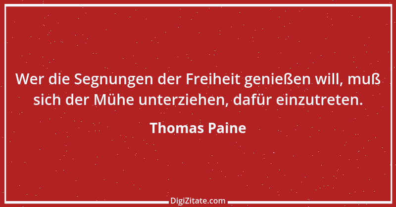 Zitat von Thomas Paine 7