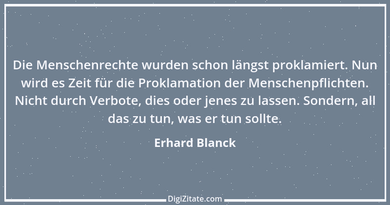 Zitat von Erhard Blanck 1789