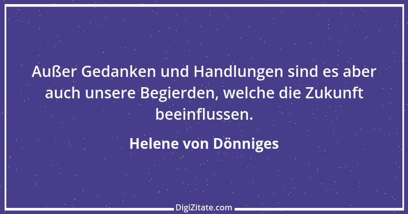 Zitat von Helene von Dönniges 1