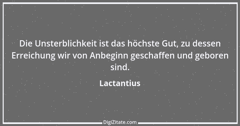 Zitat von Lactantius 6