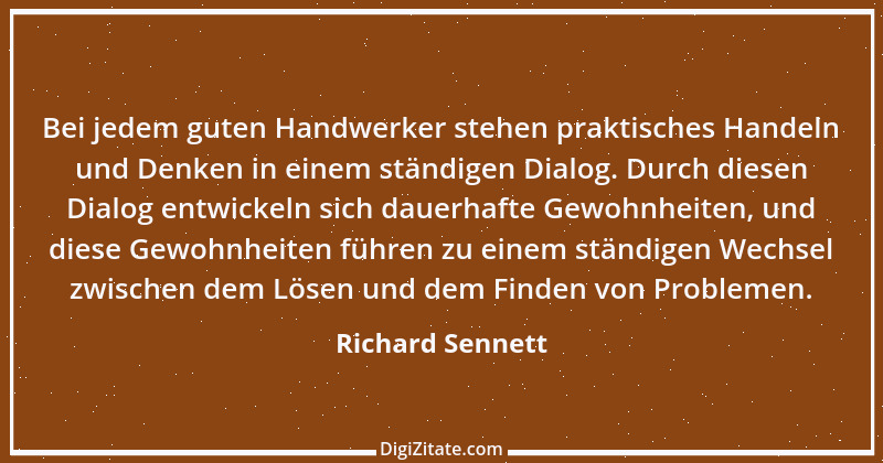 Zitat von Richard Sennett 3