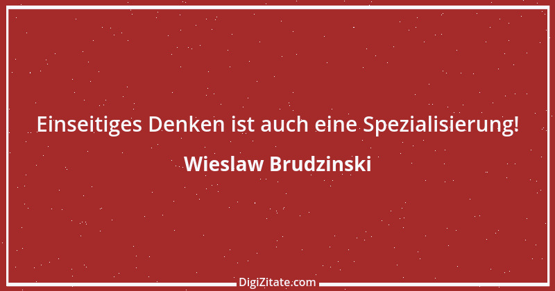 Zitat von Wieslaw Brudzinski 27