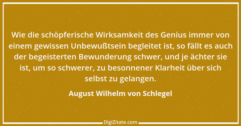 Zitat von August Wilhelm von Schlegel 9