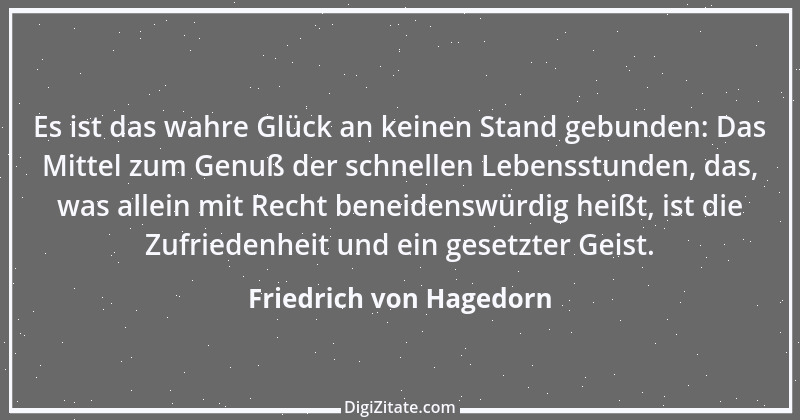 Zitat von Friedrich von Hagedorn 21