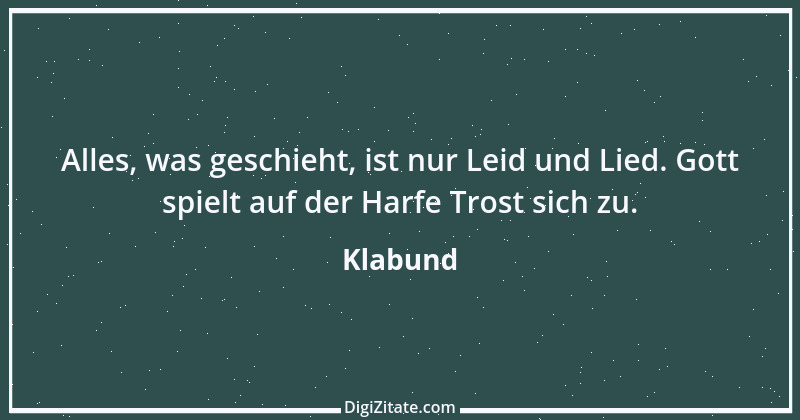 Zitat von Klabund 2