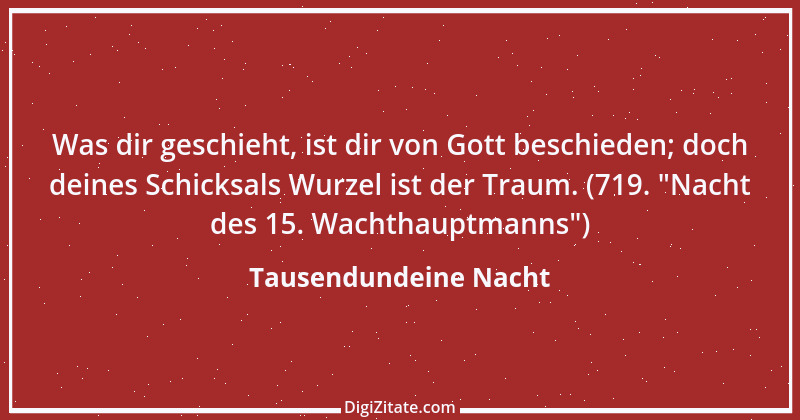 Zitat von Tausendundeine Nacht 6