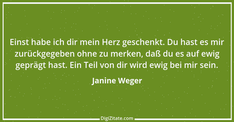 Zitat von Janine Weger 61