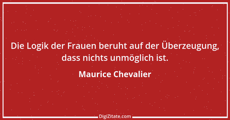 Zitat von Maurice Chevalier 12