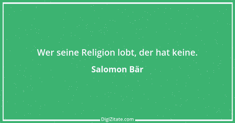 Zitat von Salomon Bär 4