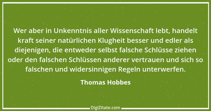 Zitat von Thomas Hobbes 40