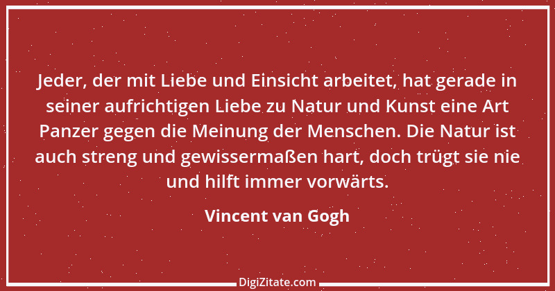 Zitat von Vincent van Gogh 50