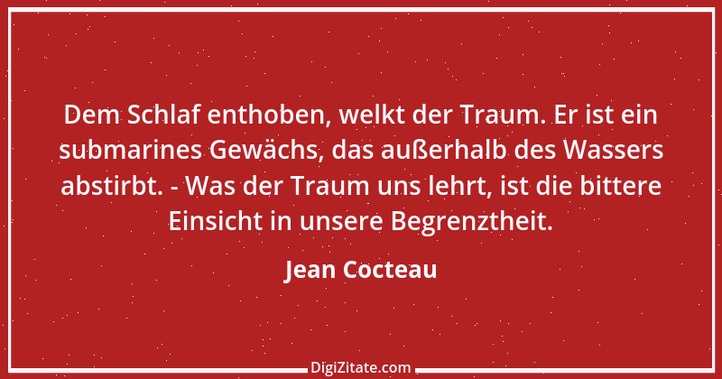 Zitat von Jean Cocteau 47