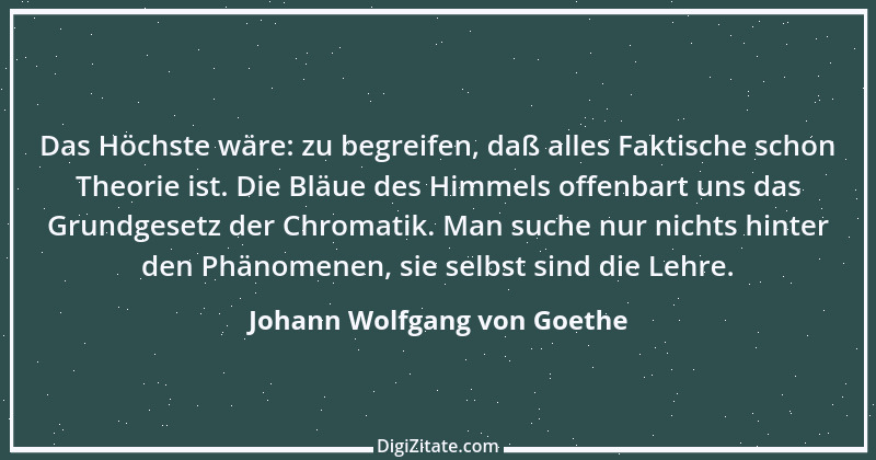 Zitat von Johann Wolfgang von Goethe 3236