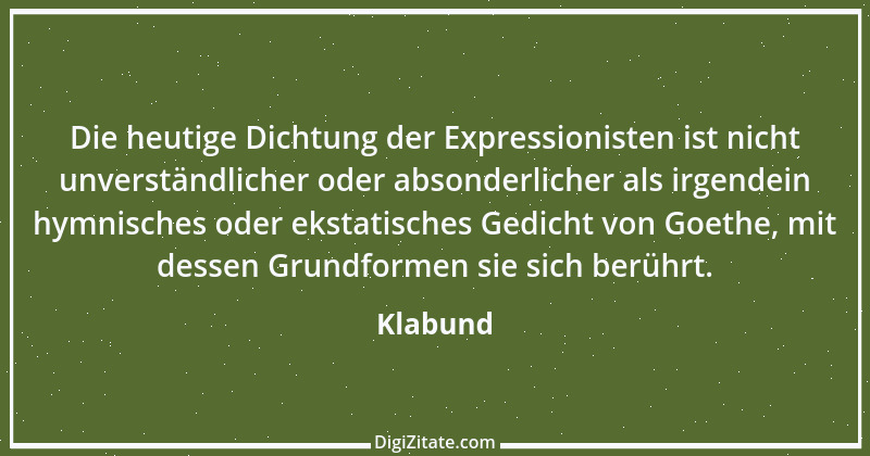 Zitat von Klabund 3