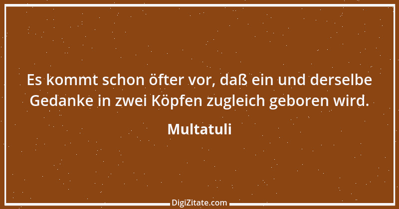 Zitat von Multatuli 23