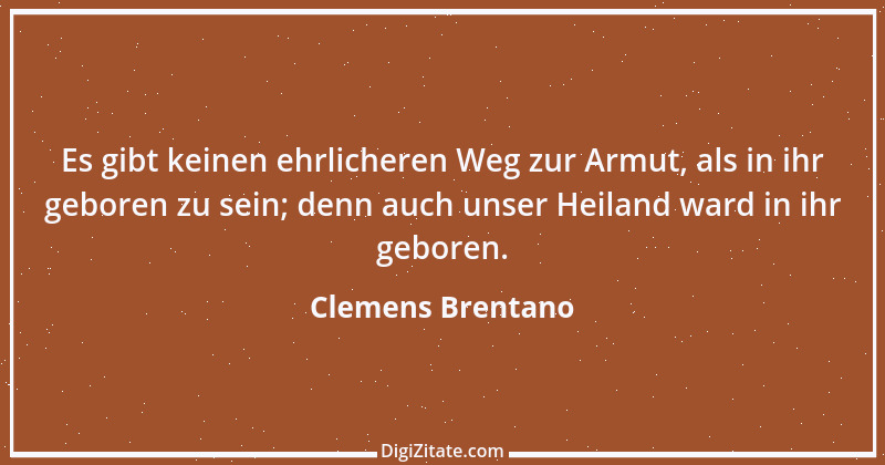 Zitat von Clemens Brentano 2