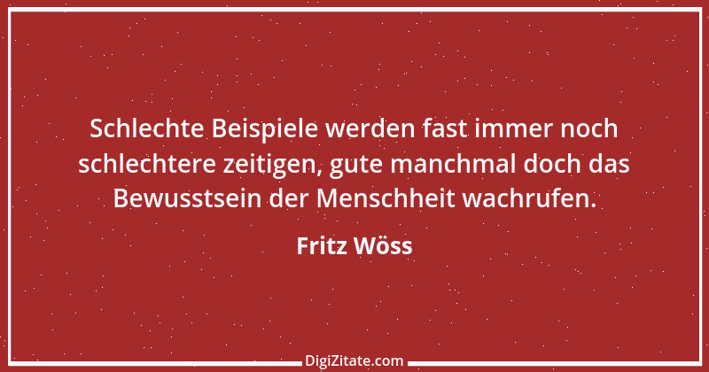 Zitat von Fritz Wöss 10