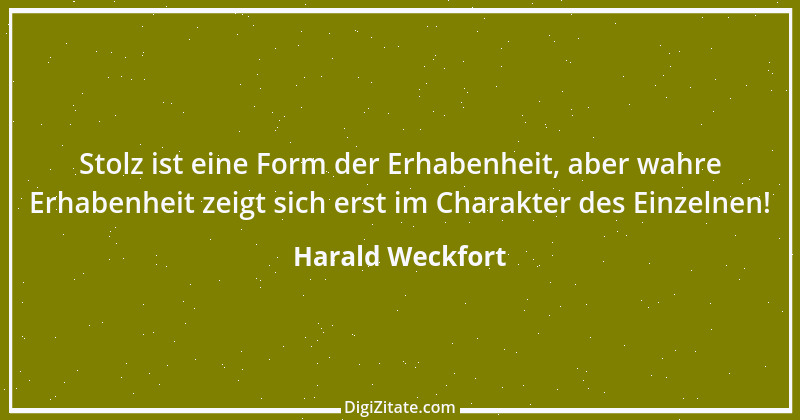 Zitat von Harald Weckfort 2