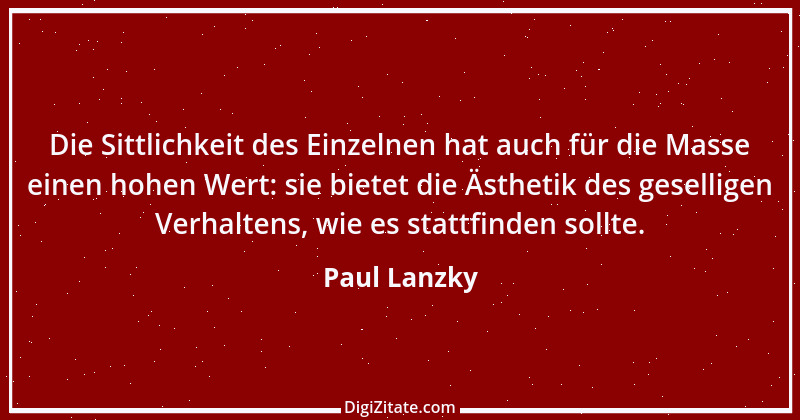 Zitat von Paul Lanzky 3