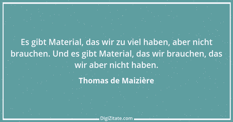 Zitat von Thomas de Maizière 1