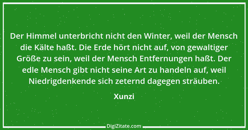 Zitat von Xunzi 3