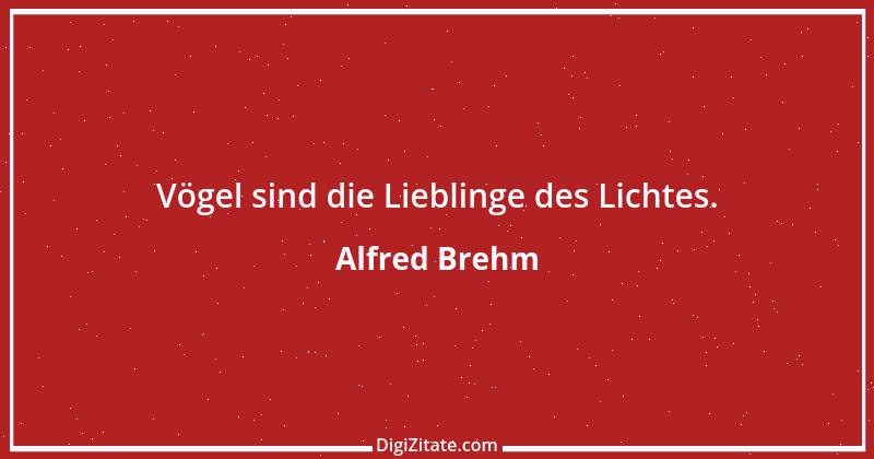 Zitat von Alfred Brehm 79