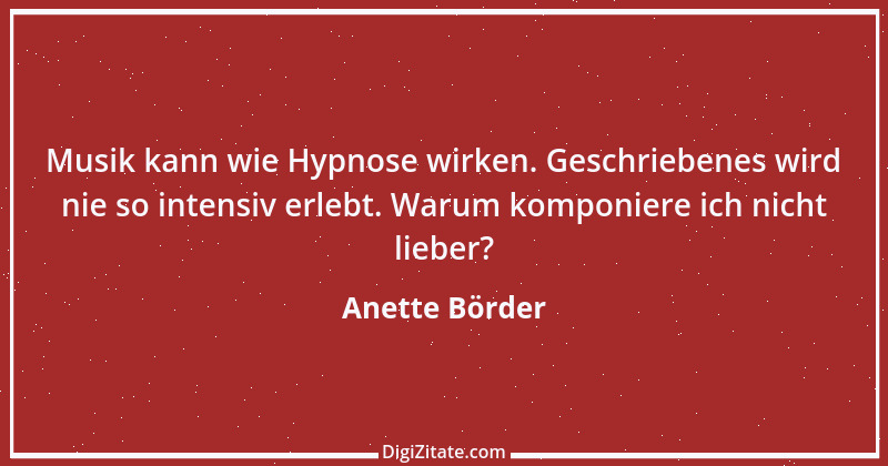 Zitat von Anette Börder 7