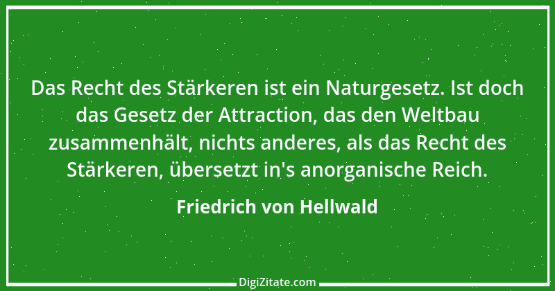 Zitat von Friedrich von Hellwald 2