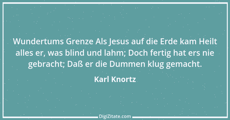 Zitat von Karl Knortz 1