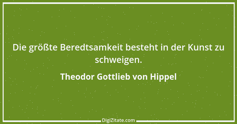 Zitat von Theodor Gottlieb von Hippel 33