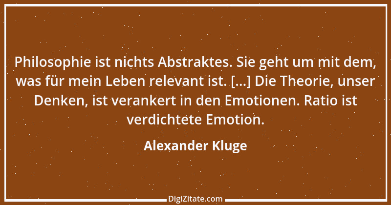 Zitat von Alexander Kluge 13