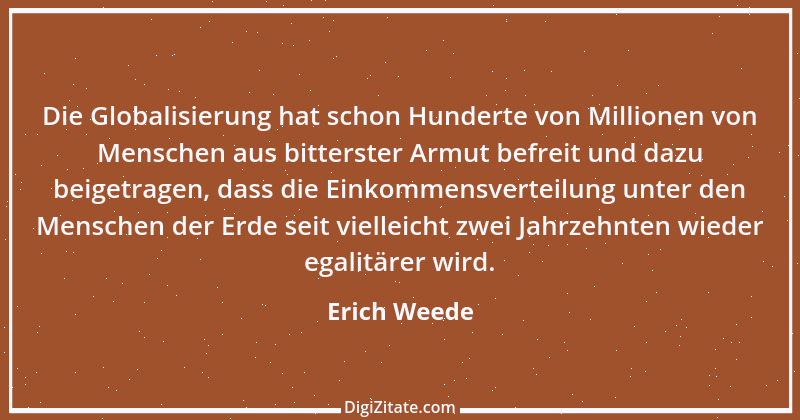 Zitat von Erich Weede 1