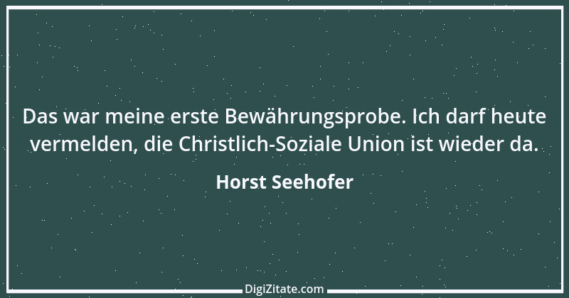 Zitat von Horst Seehofer 9