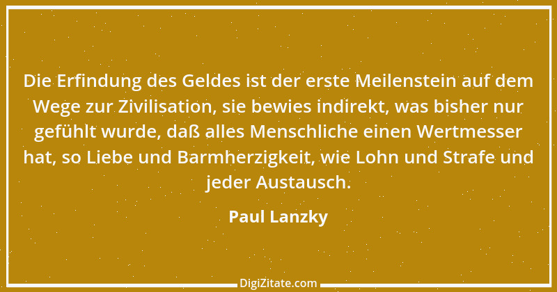 Zitat von Paul Lanzky 5