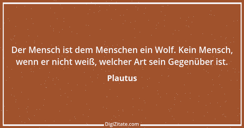 Zitat von Plautus 45