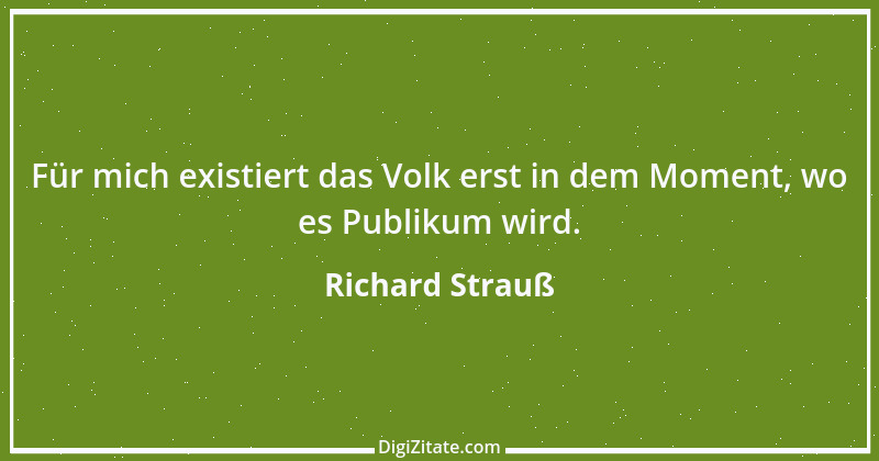 Zitat von Richard Strauß 1