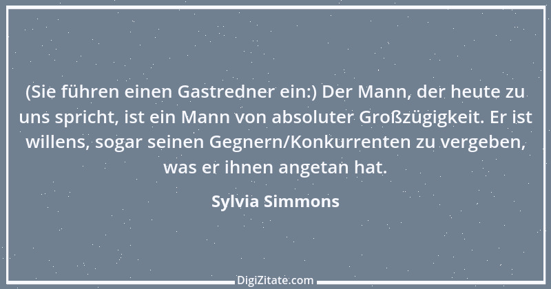 Zitat von Sylvia Simmons 6