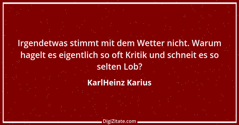 Zitat von KarlHeinz Karius 165