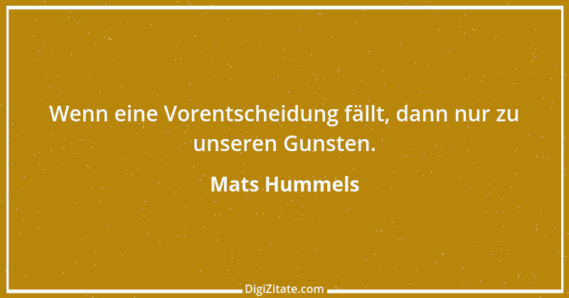 Zitat von Mats Hummels 1