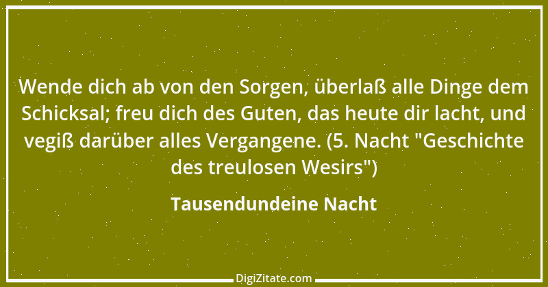 Zitat von Tausendundeine Nacht 11