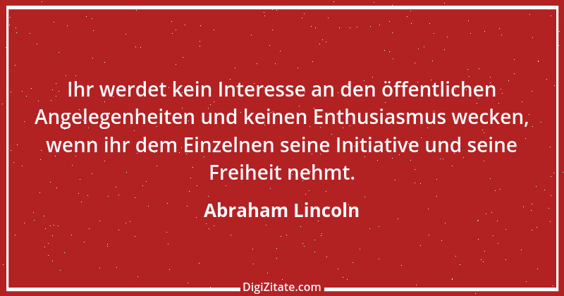 Zitat von Abraham Lincoln 95