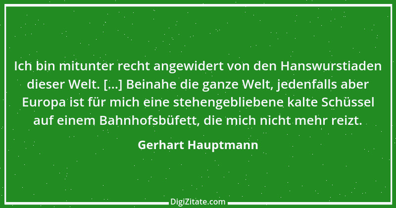 Zitat von Gerhart Hauptmann 39