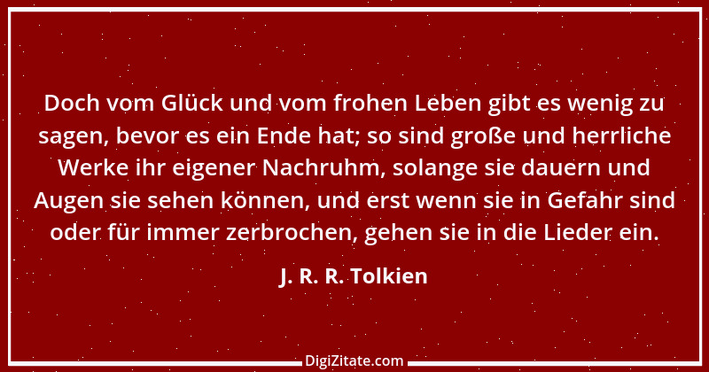 Zitat von J. R. R. Tolkien 10