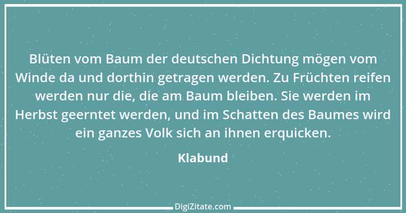 Zitat von Klabund 8