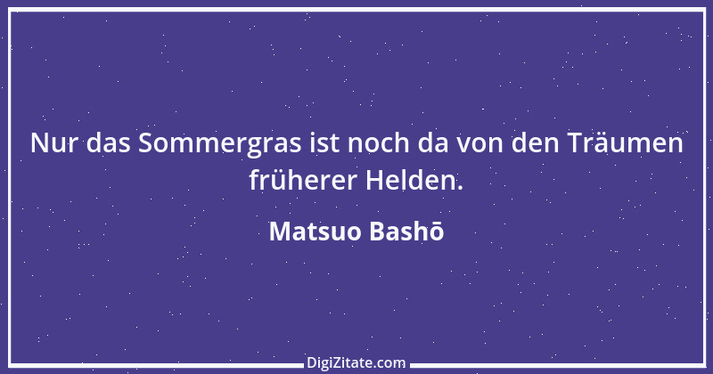 Zitat von Matsuo Bashō 2