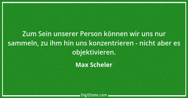 Zitat von Max Scheler 7