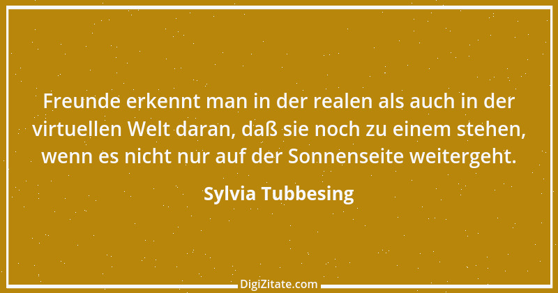 Zitat von Sylvia Tubbesing 1