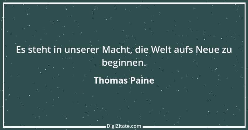 Zitat von Thomas Paine 16