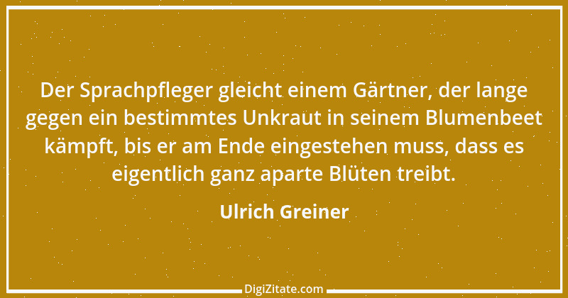 Zitat von Ulrich Greiner 2