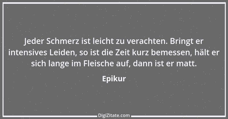 Zitat von Epikur 190